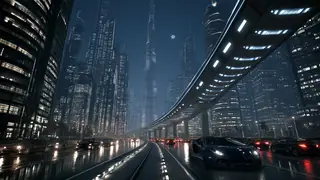 Fog Tower Skyway desktop wallpaper