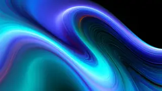 Sapphire Tide Swirl desktop wallpaper
