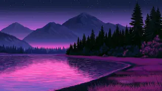 Violet Lake Pines desktop wallpaper