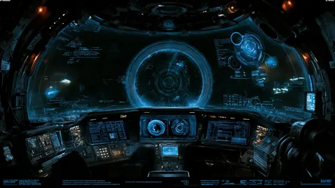 Architecture artwork in a wide 16:9 frame, featuring dark, cockpit and displays.