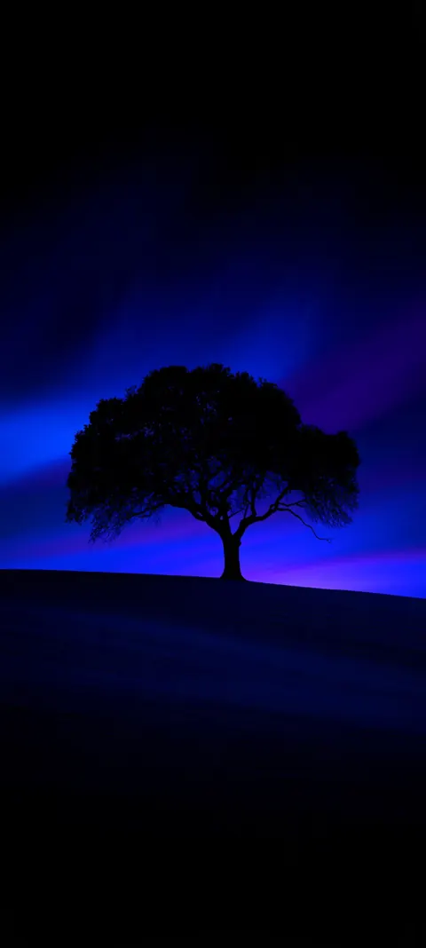 Minimal horizon, deep empty sky — quiet power for late hours.