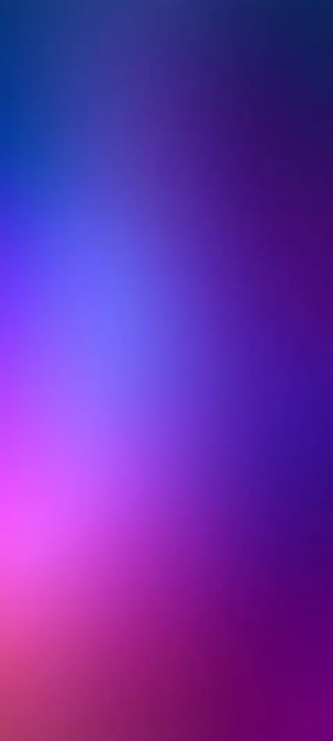 Deep navy melting into royal purple with a hot magenta bloom — quiet gradient for calm lock screens.