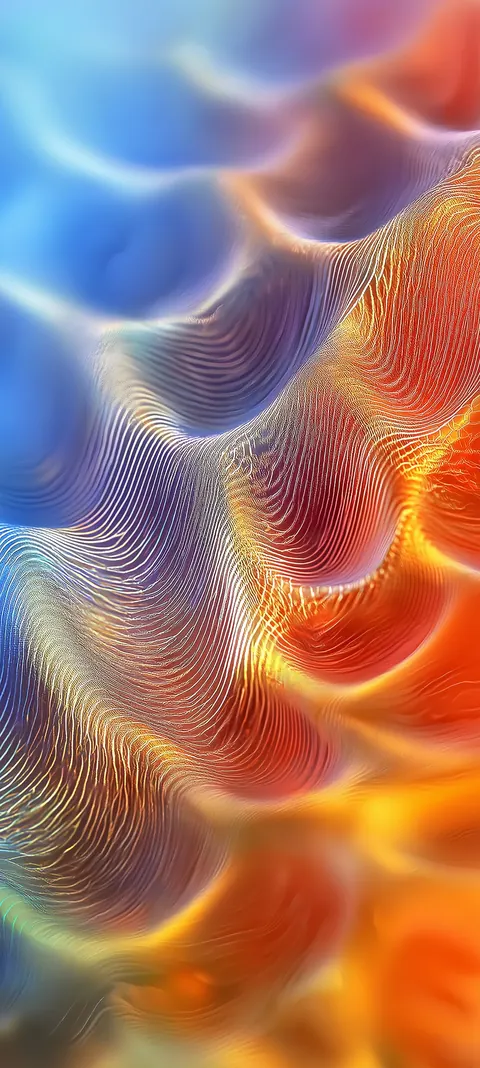 Layered fractal light forms suggest multiple realities overlapping — a quiet quantum abstract for mobile lock screens.