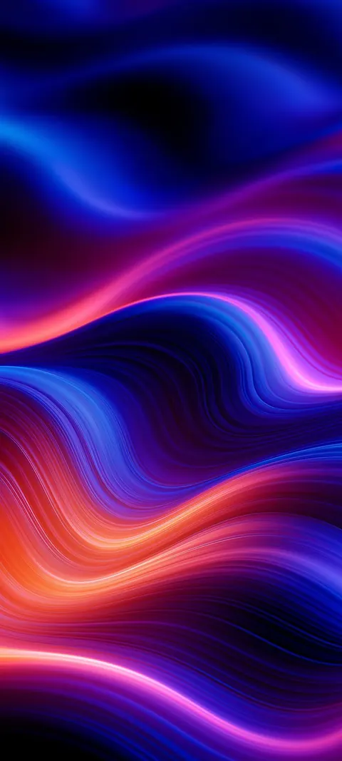Sharp luminous planes cutting across black — high energy, still composed.